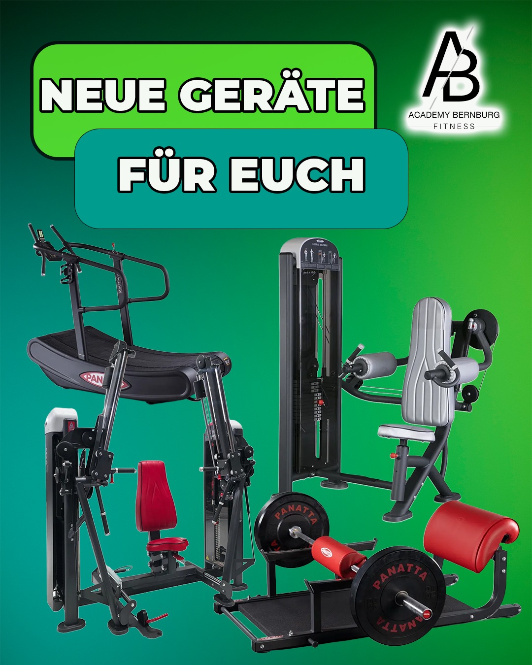 Wir haben auf der FIBO in euer Training investiert. Gleich vier neue Geräte kommen für euch dazu.
Mit dem TOTAL PRESS von Panatta haben wir den absoluten Höhepunkt der diesjährigen Fibo erwerben können. Die Total Press ist eine professionelle Multifunktionsmaschine für ein umfassendes Training der wichtigsten Druckmuskeln der oberen Extremität.
Auch für euer Schultertraining haben wir das Passende gefunden. Mit dem LATERAL DELTOIDS ist ein gezieltes Schultertraining leicht umzusetzen.
Für das Glutes Training haben wir HIP THRUST BENCH erworben. Effektives und gezieltes Training für deine Glutesmuskulatur.
Und für dein Cardiotraining kommt ein brandneuer ECORACER dazu.
Alle Geräte werden wir in den kommenden Tagen näher vorstellen und euch aufzeigen, welche Möglichkeiten sich für euer Training ergeben.
#fitness #mitglieder #academy #bernburg #bernburgsaale #fitnessfreaks #gymfit #freiheitimkopf #fitnessmotivation #bernburgandersaale #geräte #Geräte #panatta #panattagym #panattasport #panatta_sport